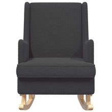 Schommelstoel Donkergrijs 62 x 80 x 85 cm Schapenstof