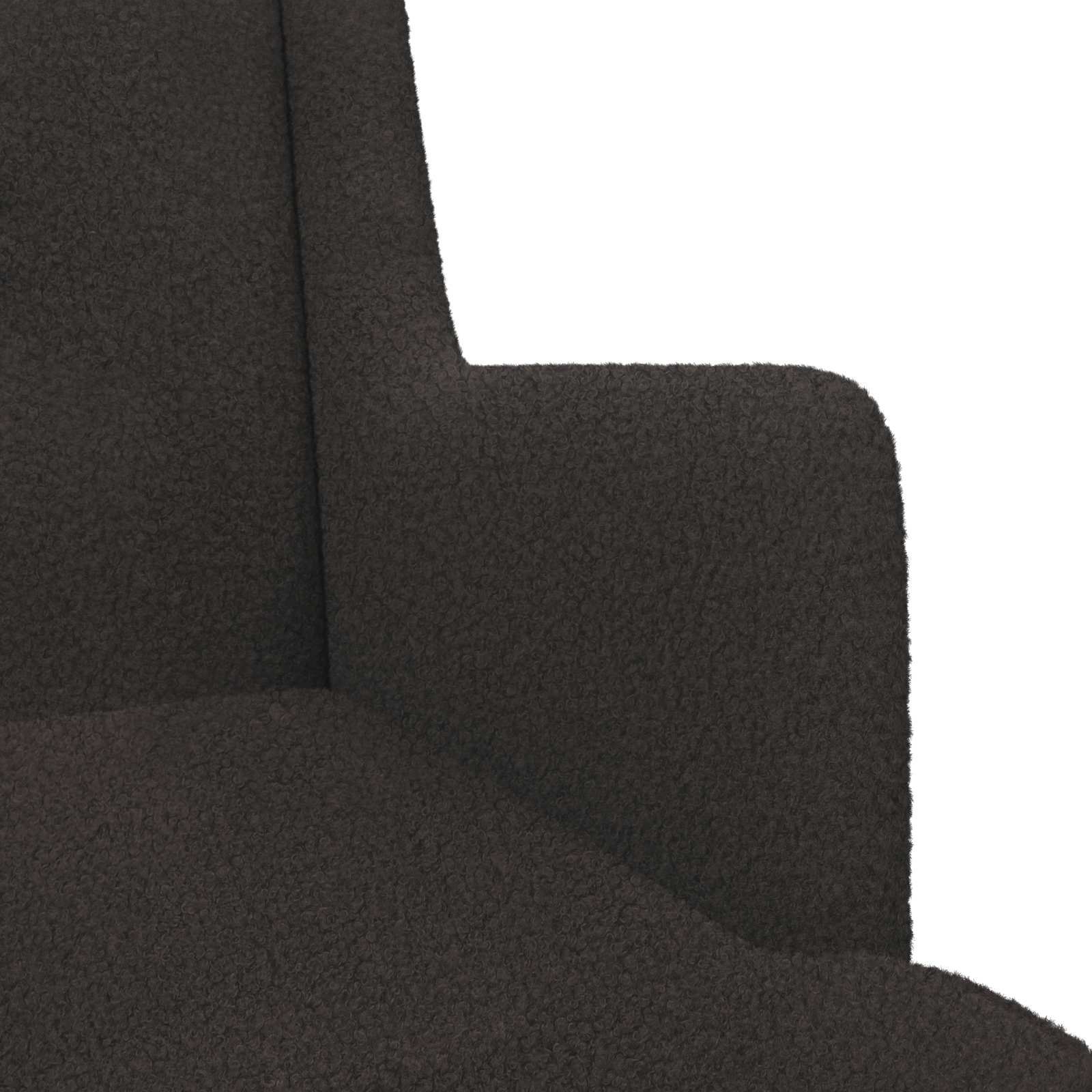 Schommelstoel Zwart 62 x 80 x 85 cm Schapenstof
