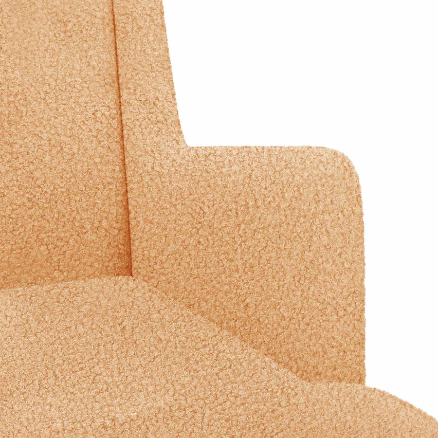 Schommelstoel Beige 62 x 80 x 85 cm Schapenstof