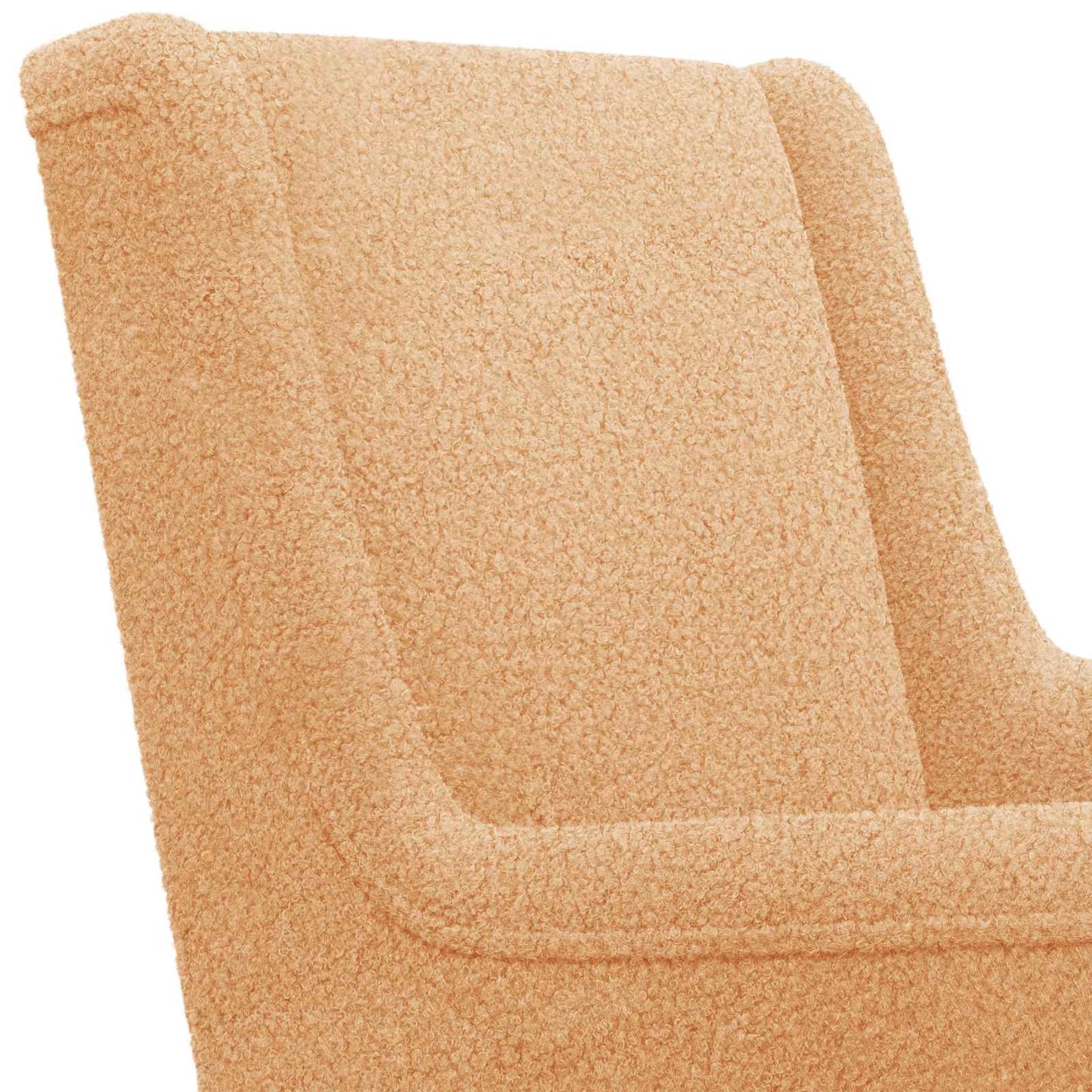 Schommelstoel Beige 62 x 80 x 85 cm Schapenstof