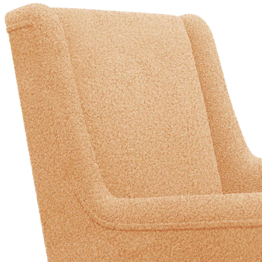 Schommelstoel Beige 62 x 80 x 85 cm Schapenstof