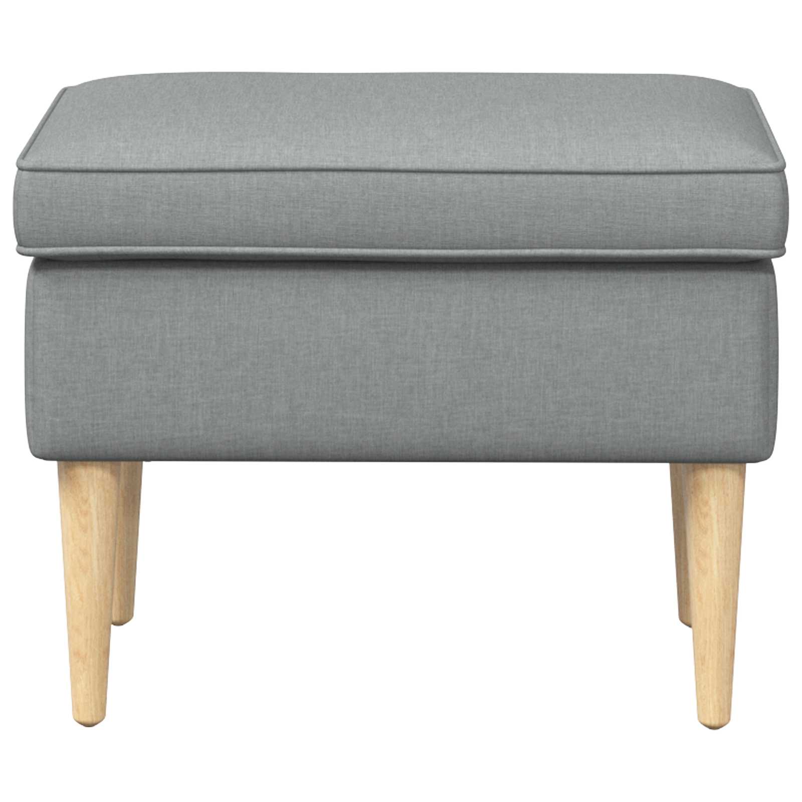 Voetenbank Lichtgrijs 55 x 35 x 41 cm 100% Polyester