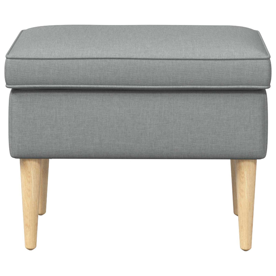 Voetenbank Lichtgrijs 55 x 35 x 41 cm 100% Polyester