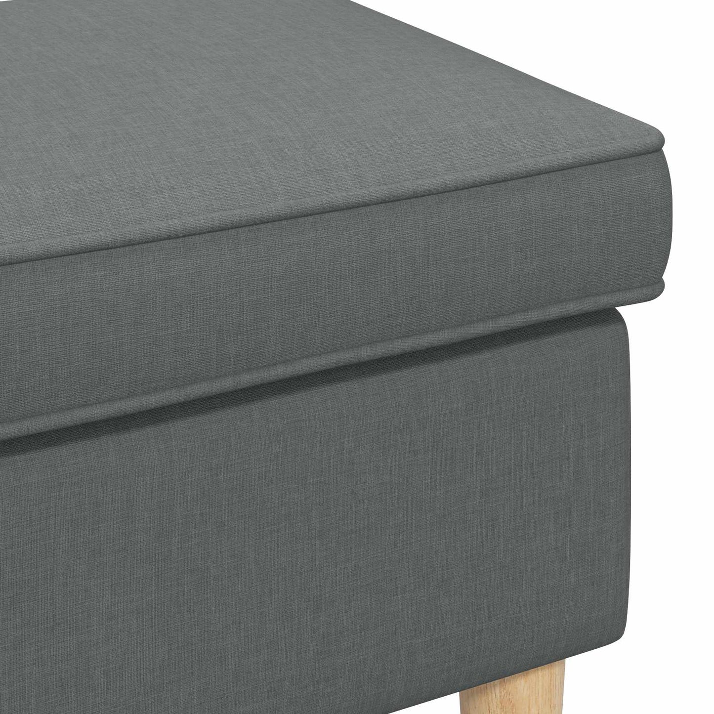 Voetenbank 55 x 35 x 41 cm 100% polyester, Multiplex
