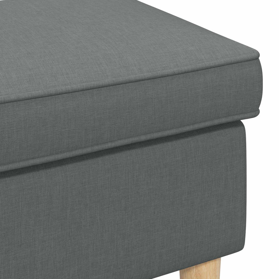 Voetenbank 55 x 35 x 41 cm 100% polyester, Multiplex