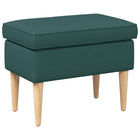 Footstool 55 x 35 x 41 cm 100% polyester, Plywood