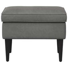 Voetenbank Donkergrijs 55 x 35 x 41 cm Fluweel