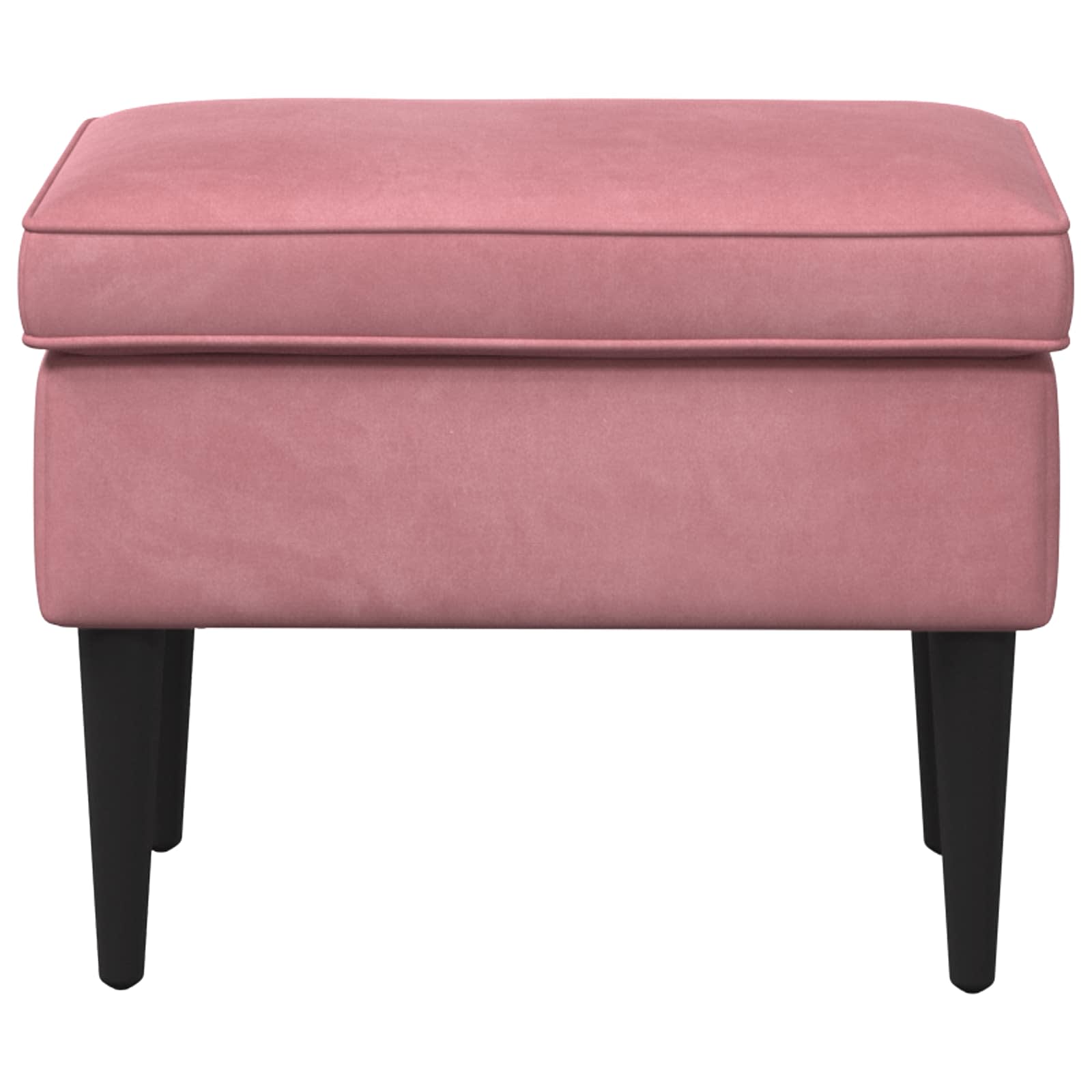 Voetenbank Roze 55 x 35 x 41 cm Fluweel