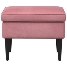 Voetenbank Roze 55 x 35 x 41 cm Fluweel