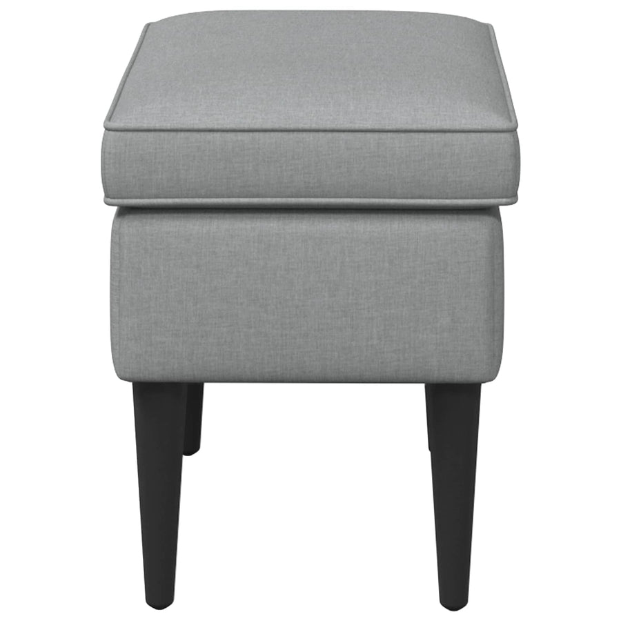 Voetenbank Lichtgrijs 55 x 35 x 41 cm Stof