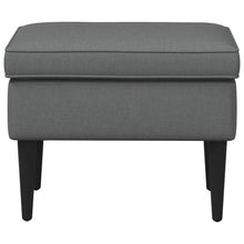 Voetenbank Donkergrijs 55 x 35 x 41 cm Stof