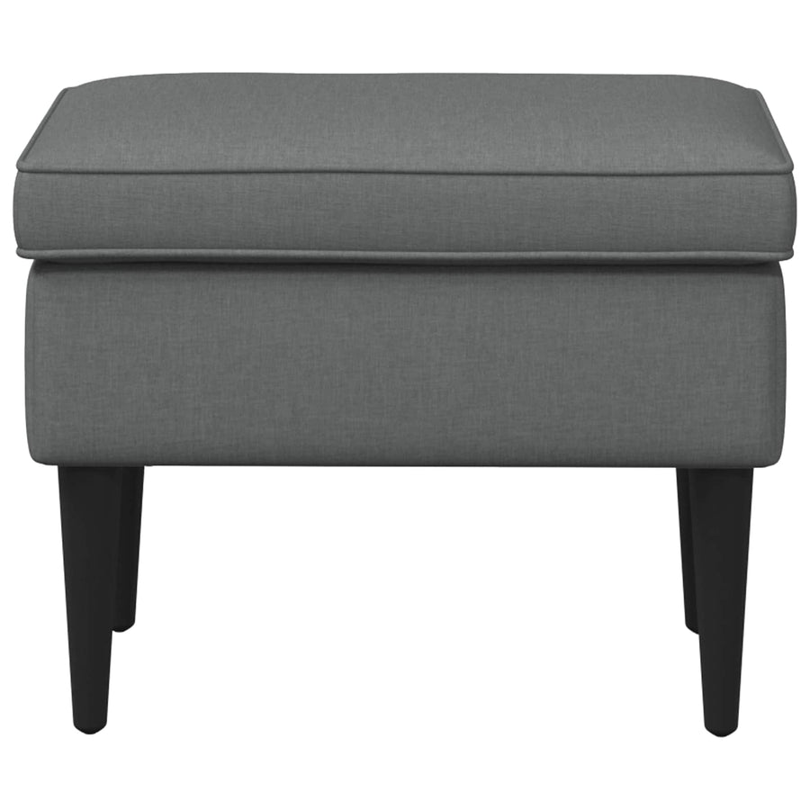 Voetenbank Donkergrijs 55 x 35 x 41 cm Stof