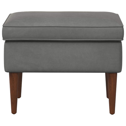 Voetenbank Donkergrijs 55 x 35 x 41 cm Fluweel