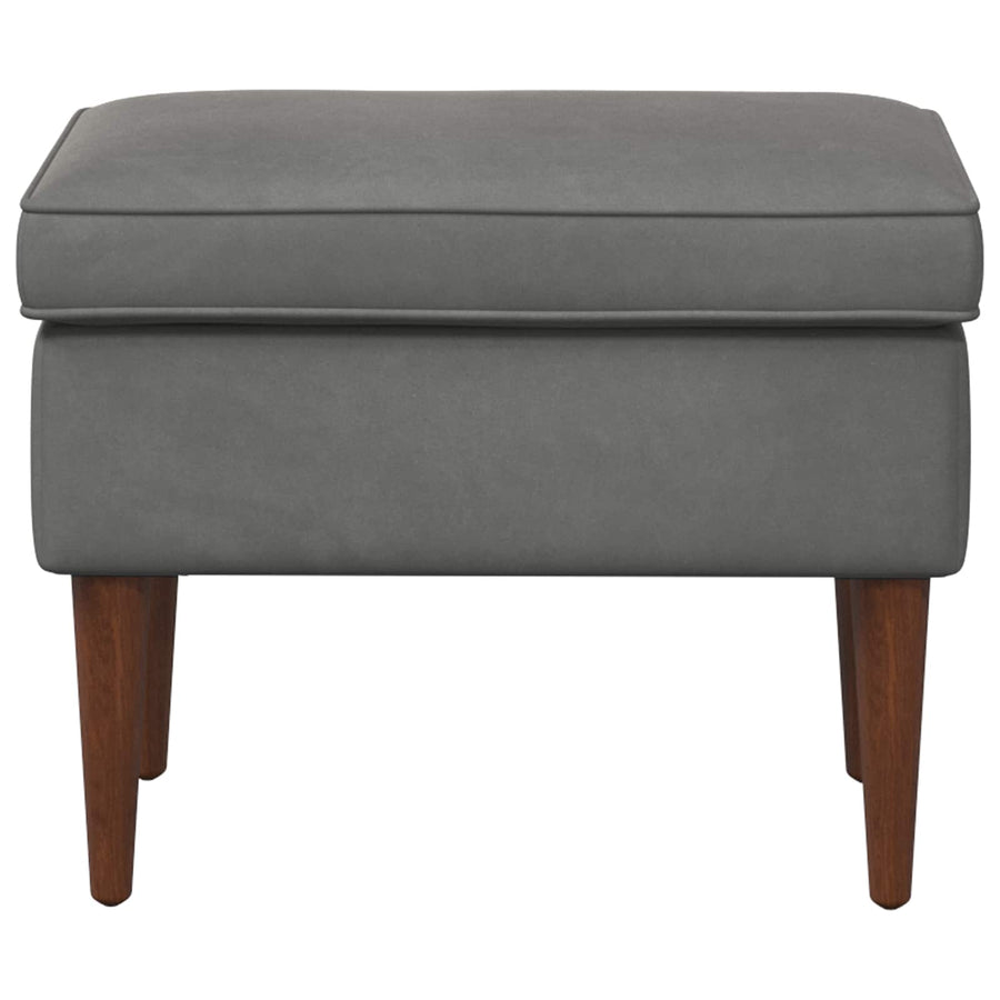 Voetenbank Donkergrijs 55 x 35 x 41 cm Fluweel