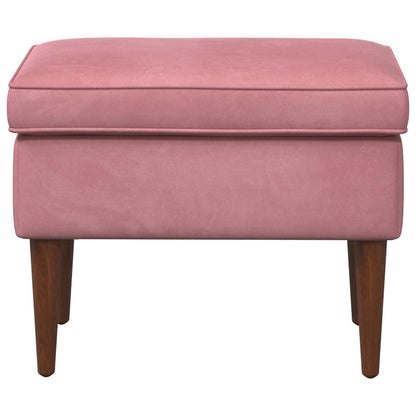 Voetenbank Roze 55 x 35 x 41 cm Fluweel