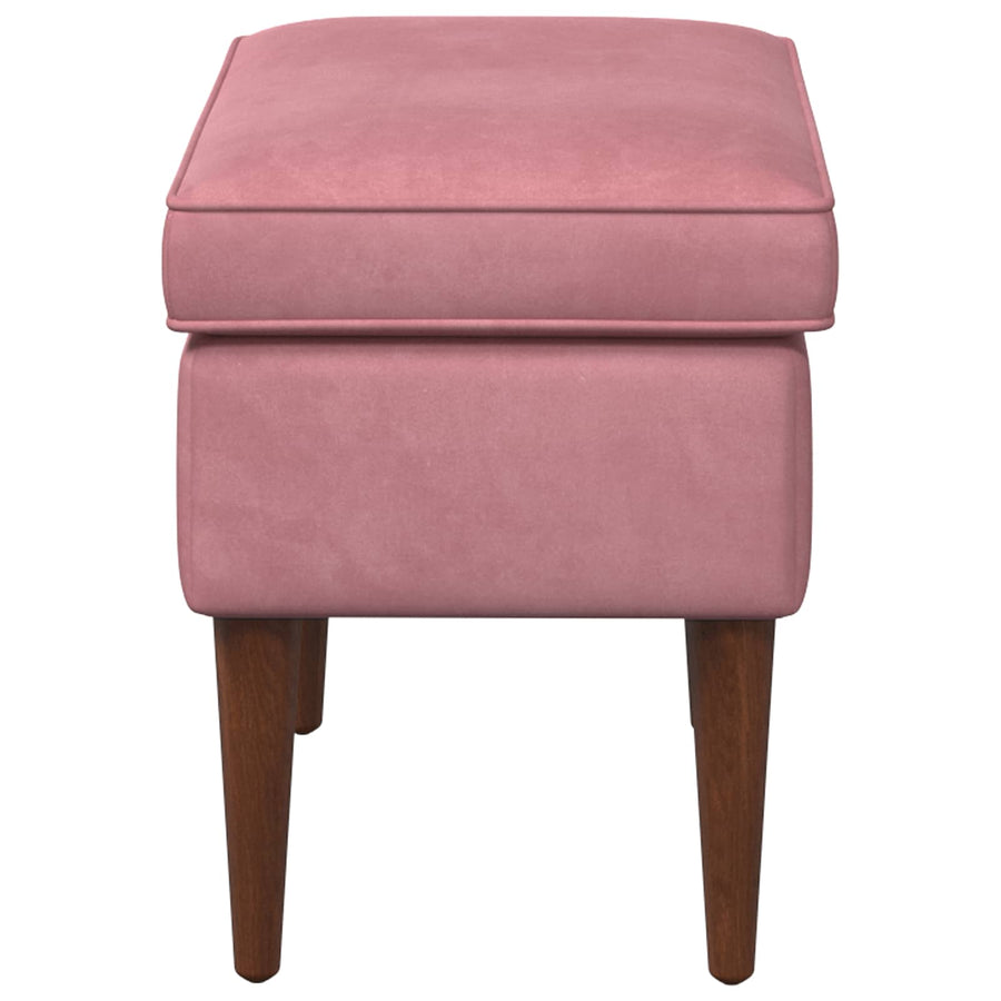 Voetenbank Roze 55 x 35 x 41 cm Fluweel