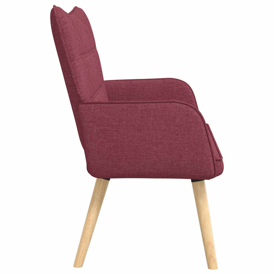 Twee Persoons Sofa Wijnrood 115 x 61 x 87 cm Stof