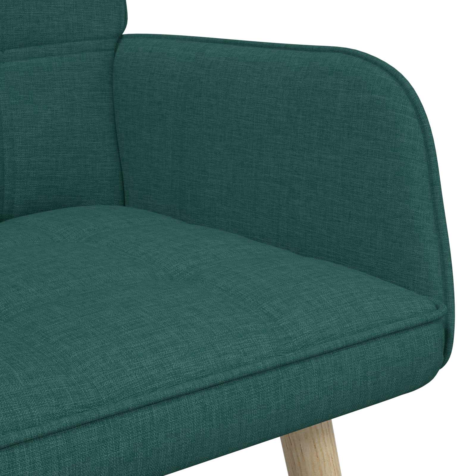 Twee Persoons Sofa Donkergroen 115 x 61 x 87 cm Stof