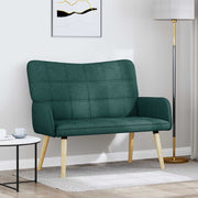 Sofa tweepersoons donkergroen 115x61x87 cm