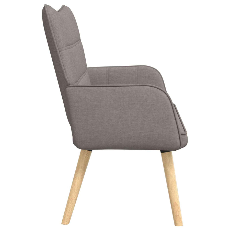Twee Persoons Sofa Taupe 115 x 61 x 87 cm Stof