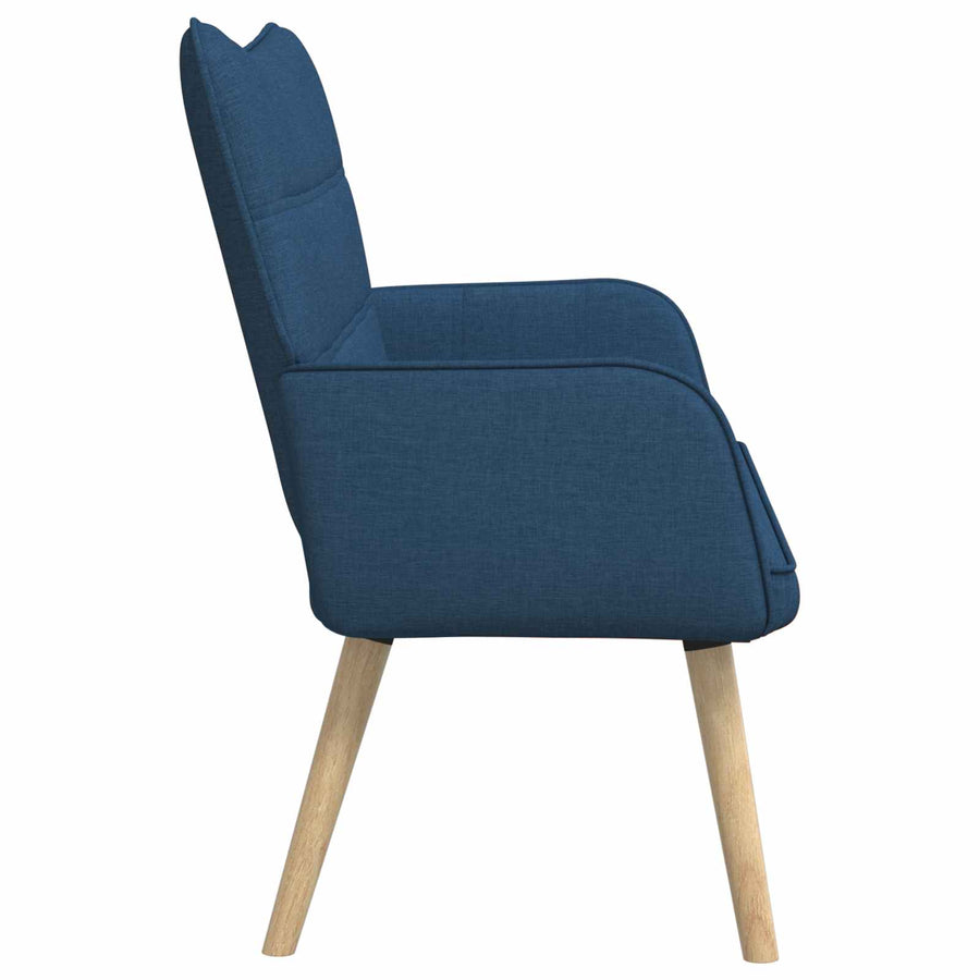 Twee Persoons Sofa Blauw 115 x 61 x 87 cm Stof