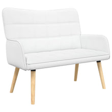 Twee Persoons Sofa Wit 115 x 61 x 87 cm Stof