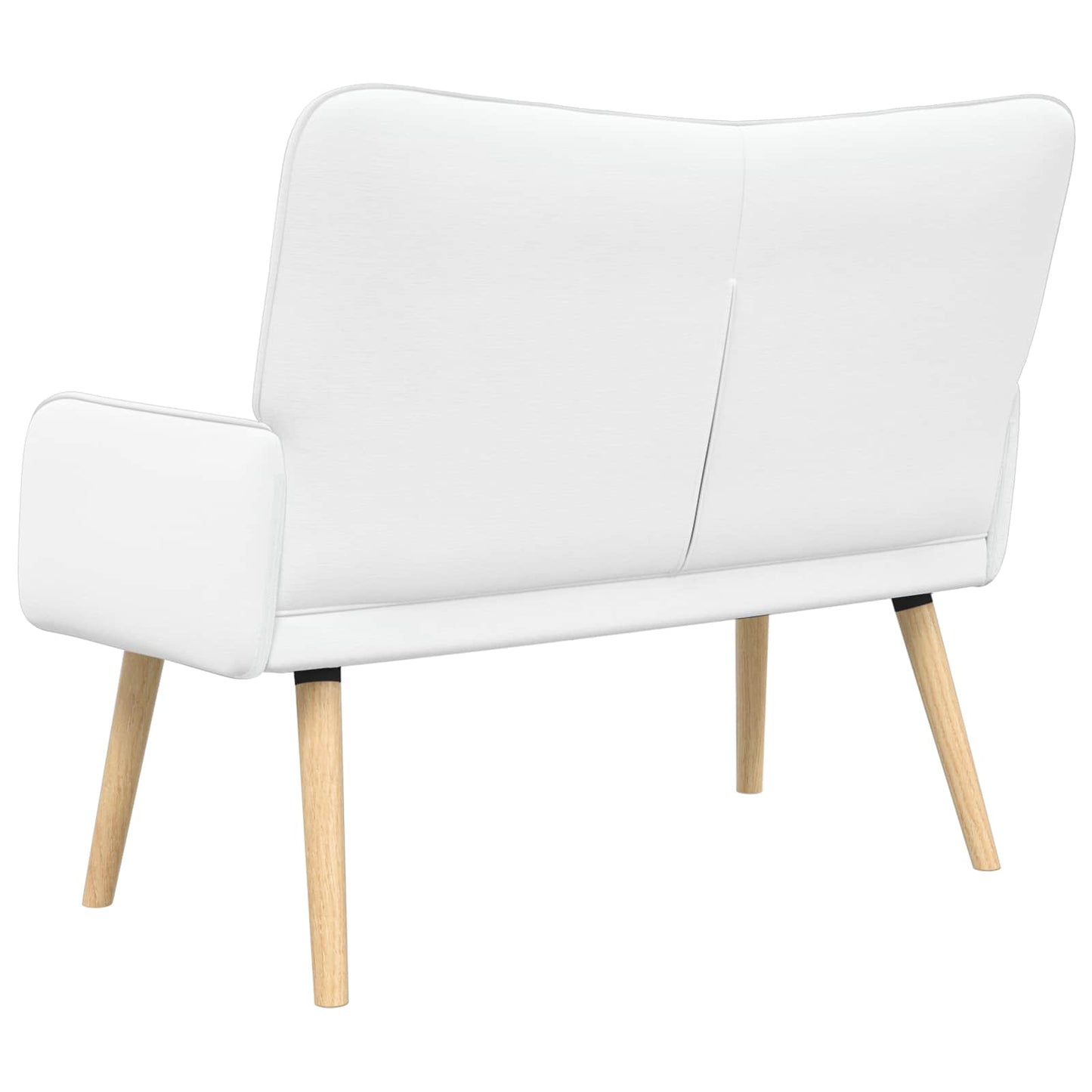 Twee Persoons Sofa Wit 115 x 61 x 87 cm Stof