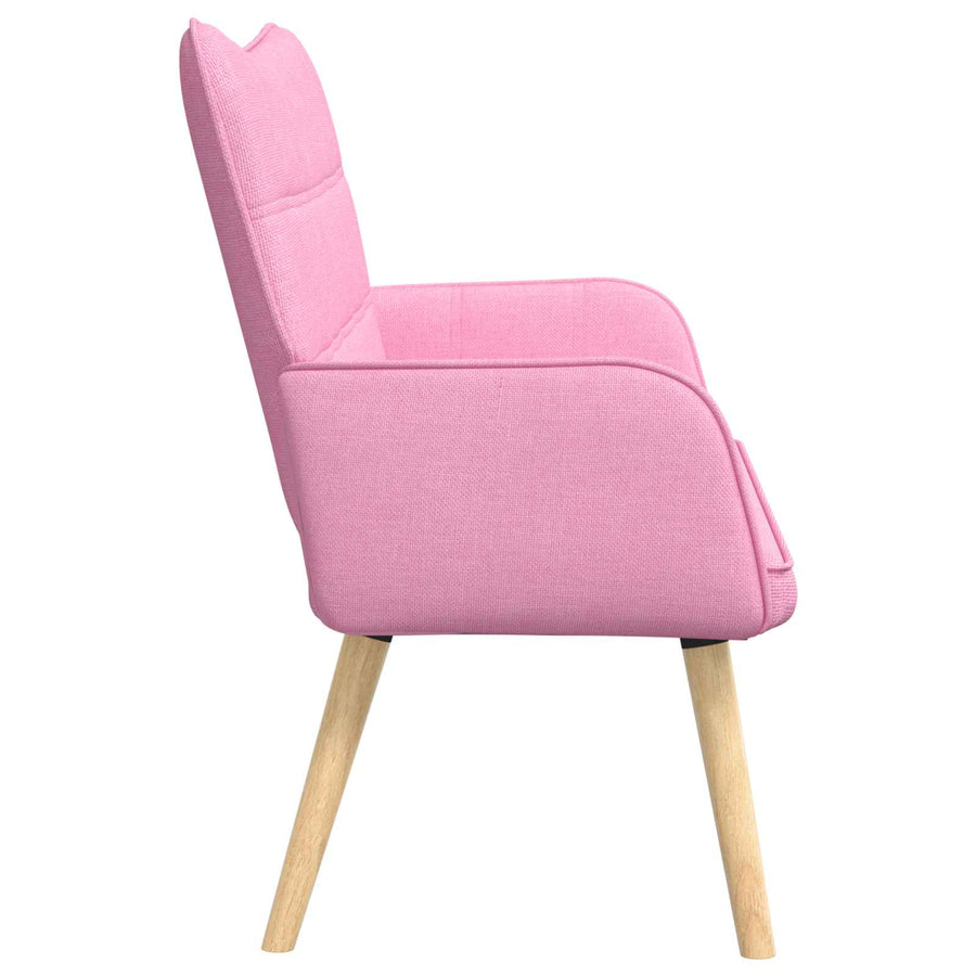 Twee Persoons Sofa Roze 115 x 61 x 87 cm Stof