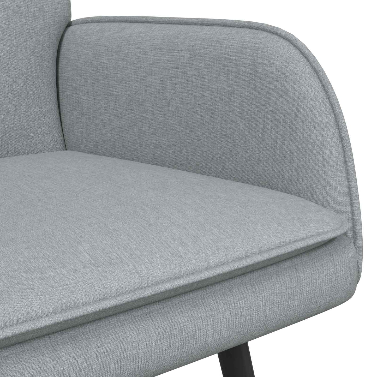 2-Zits Sofa Lichtgrijs 115 x 61 x 87 cm Stof