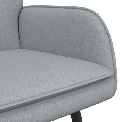 2-Zits Sofa Lichtgrijs 115 x 61 x 87 cm Stof