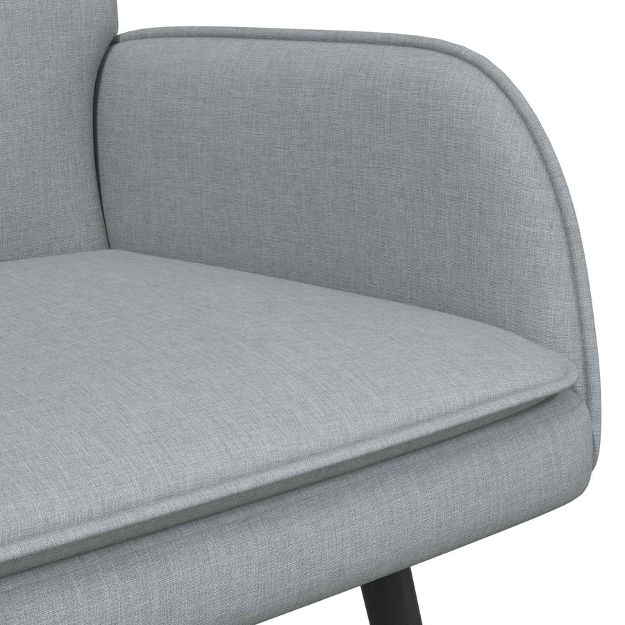 2-Zits Sofa Lichtgrijs 115 x 61 x 87 cm Stof