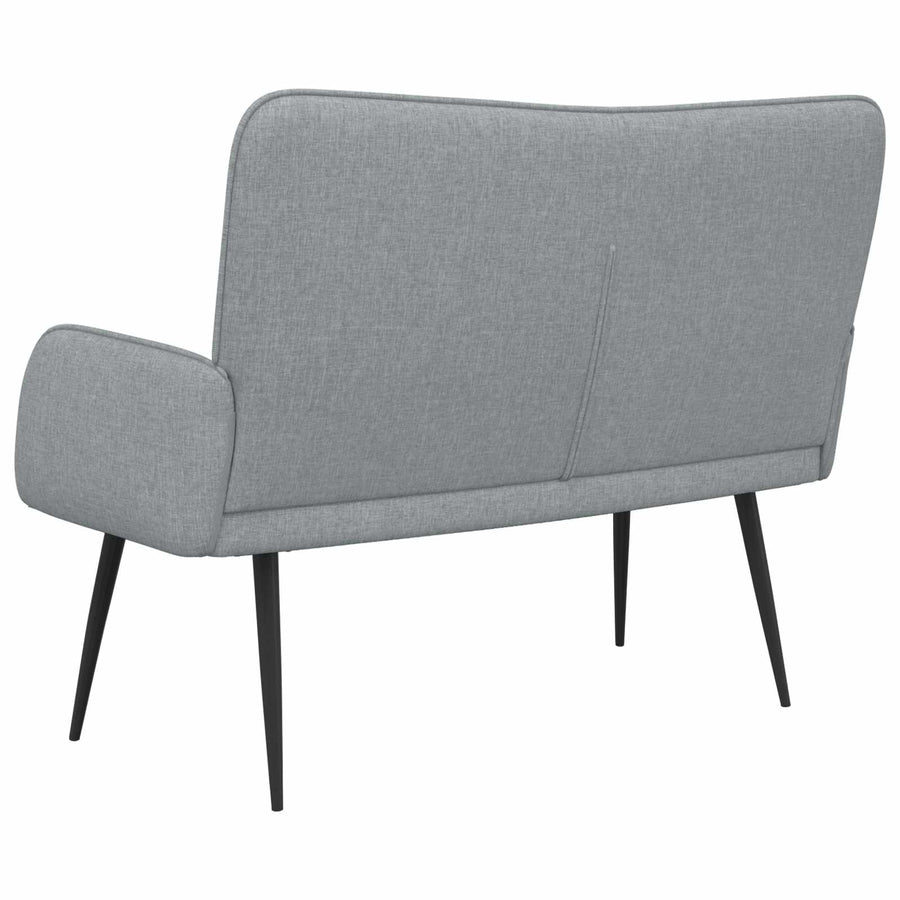 2-Zits Sofa Lichtgrijs 115 x 61 x 87 cm Stof