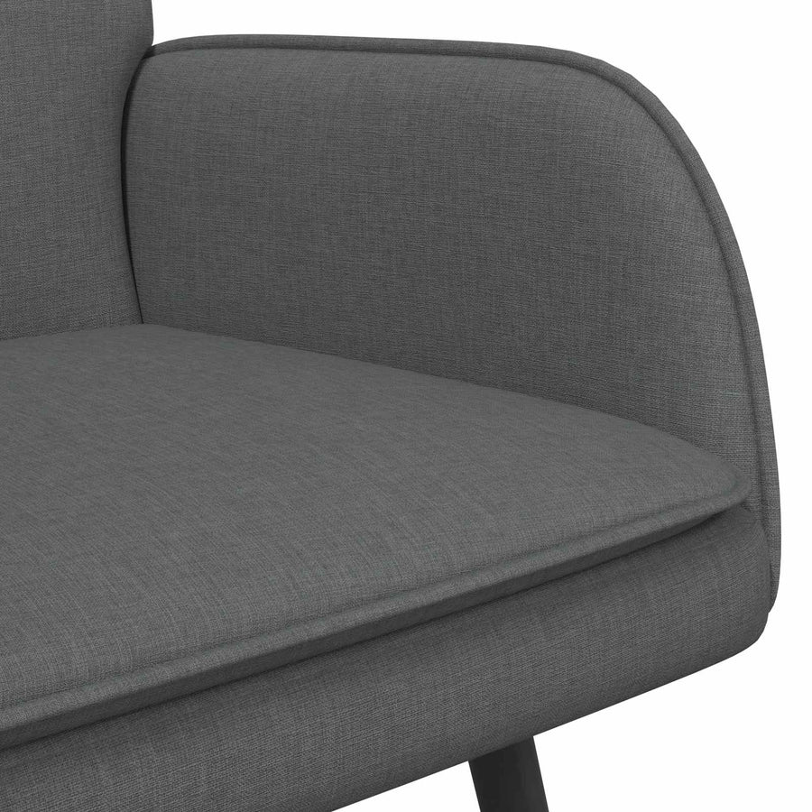 2-Zits Sofa Donkergrijs 115 x 61 x 87 cm Stof