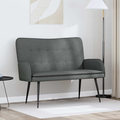 2-Zits Sofa Donkergrijs 115 x 61 x 87 cm Stof
