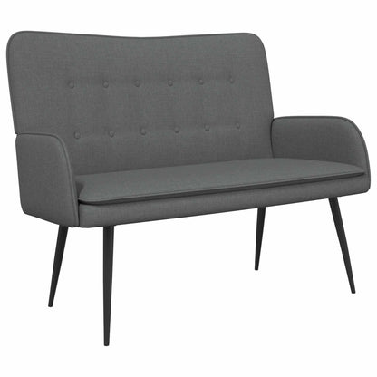 2-Zits Sofa Donkergrijs 115 x 61 x 87 cm Stof