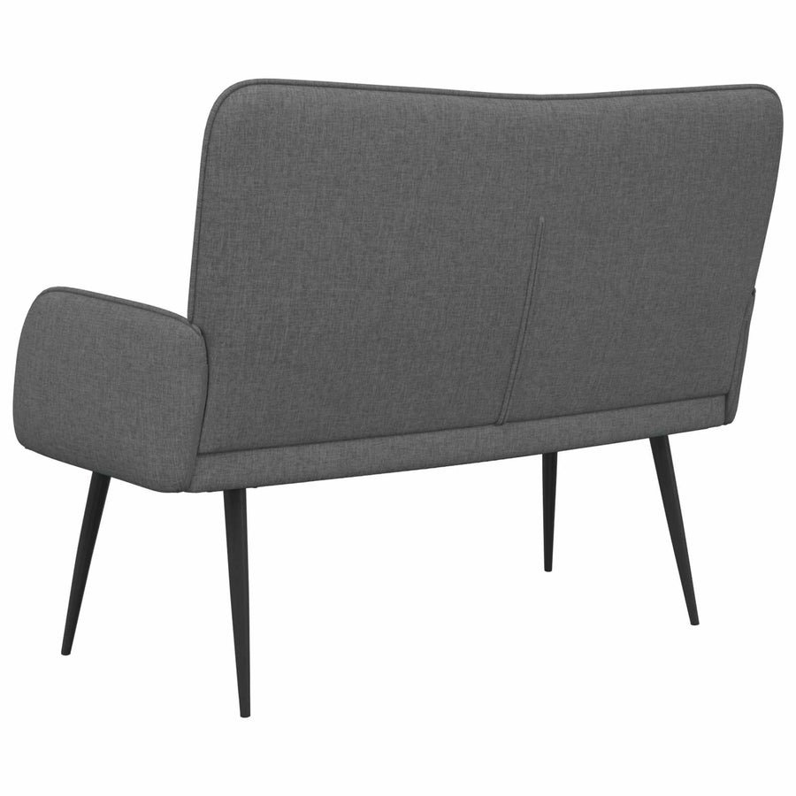 2-Zits Sofa Donkergrijs 115 x 61 x 87 cm Stof