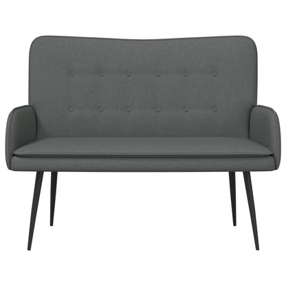 2-Zits Sofa Donkergrijs 115 x 61 x 87 cm Stof