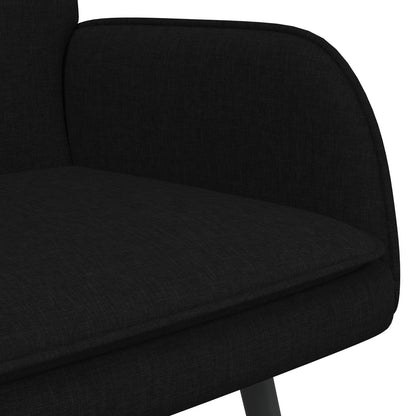 2-Zits Sofa Zwart 115 x 61 x 87 cm Stof
