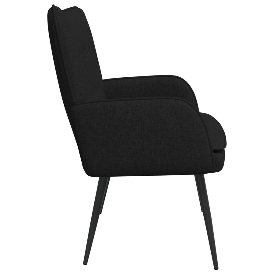2-Zits Sofa Zwart 115 x 61 x 87 cm Stof