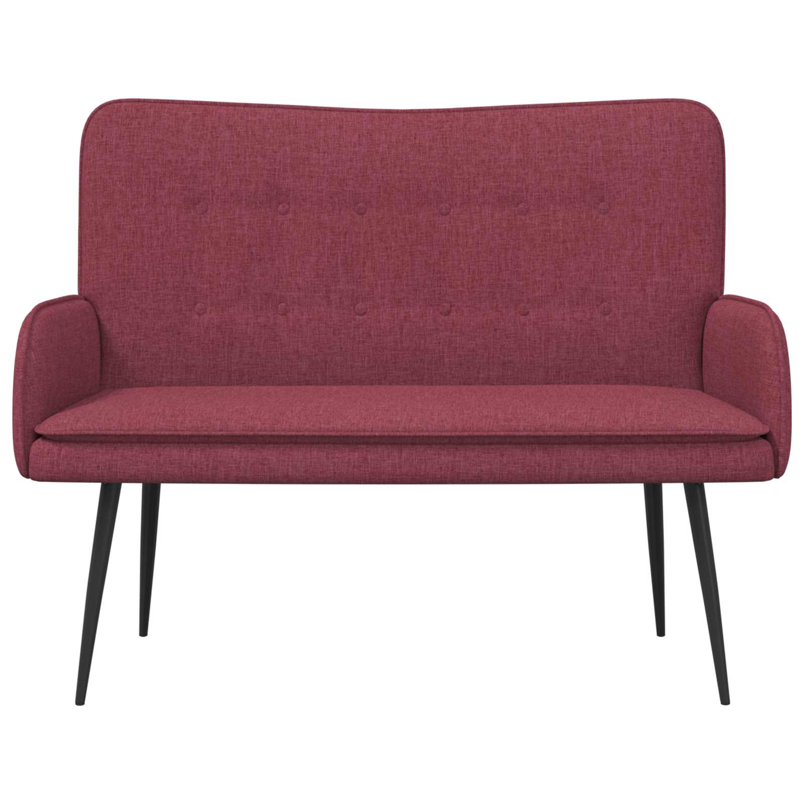 2-Zits Sofa Wijnrood 115 x 61 x 87 cm Stof