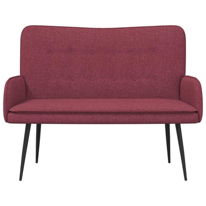 2-Zits Sofa Wijnrood 115 x 61 x 87 cm Stof