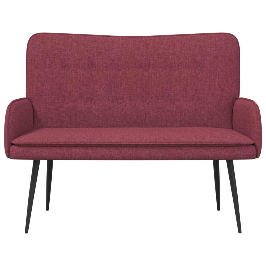 2-Zits Sofa Wijnrood 115 x 61 x 87 cm Stof