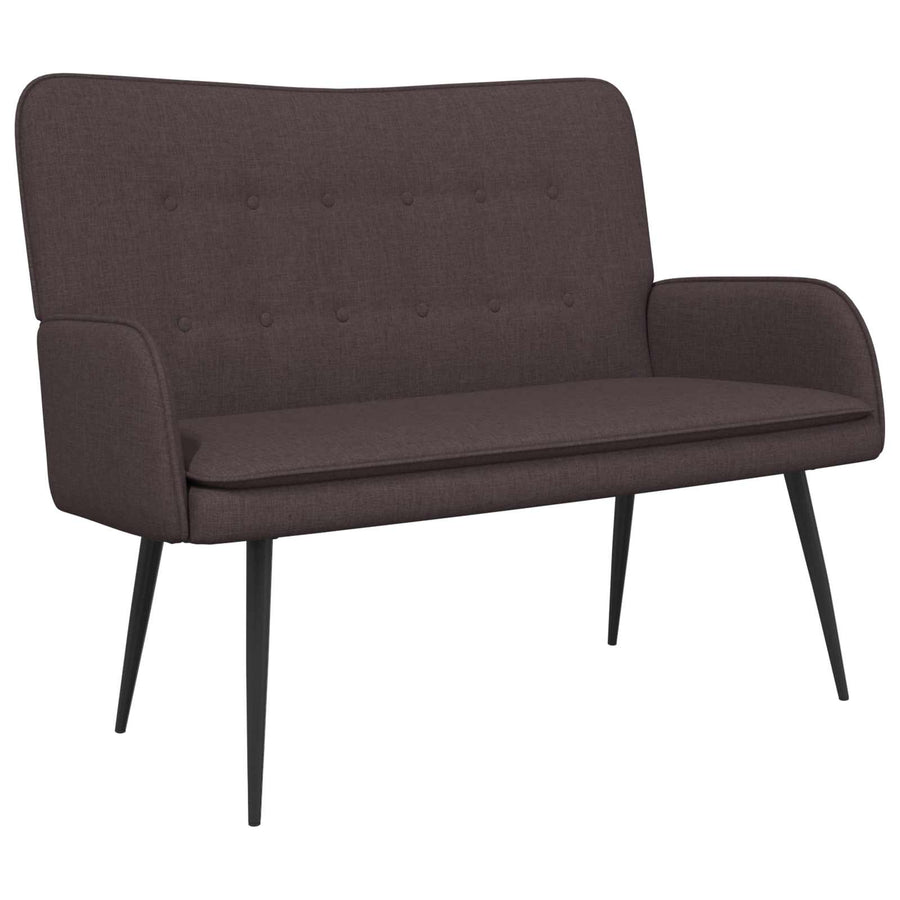 2-Zits Sofa Donkerbruin 115 x 61 x 87 cm Stof