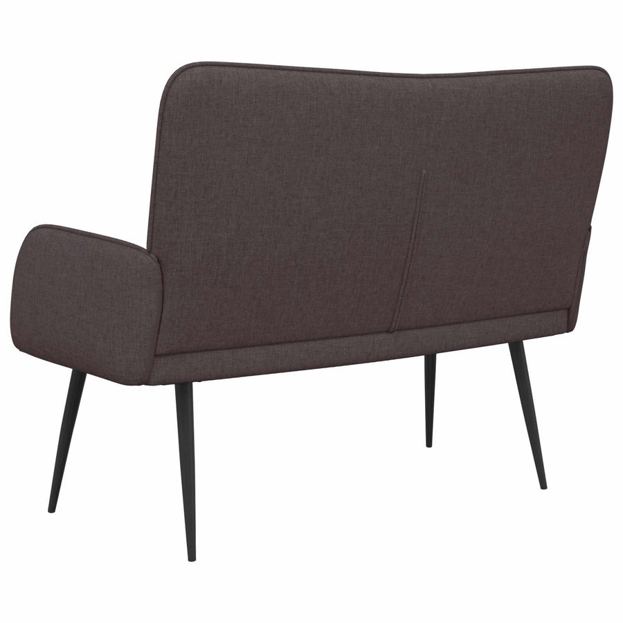 2-Zits Sofa Donkerbruin 115 x 61 x 87 cm Stof