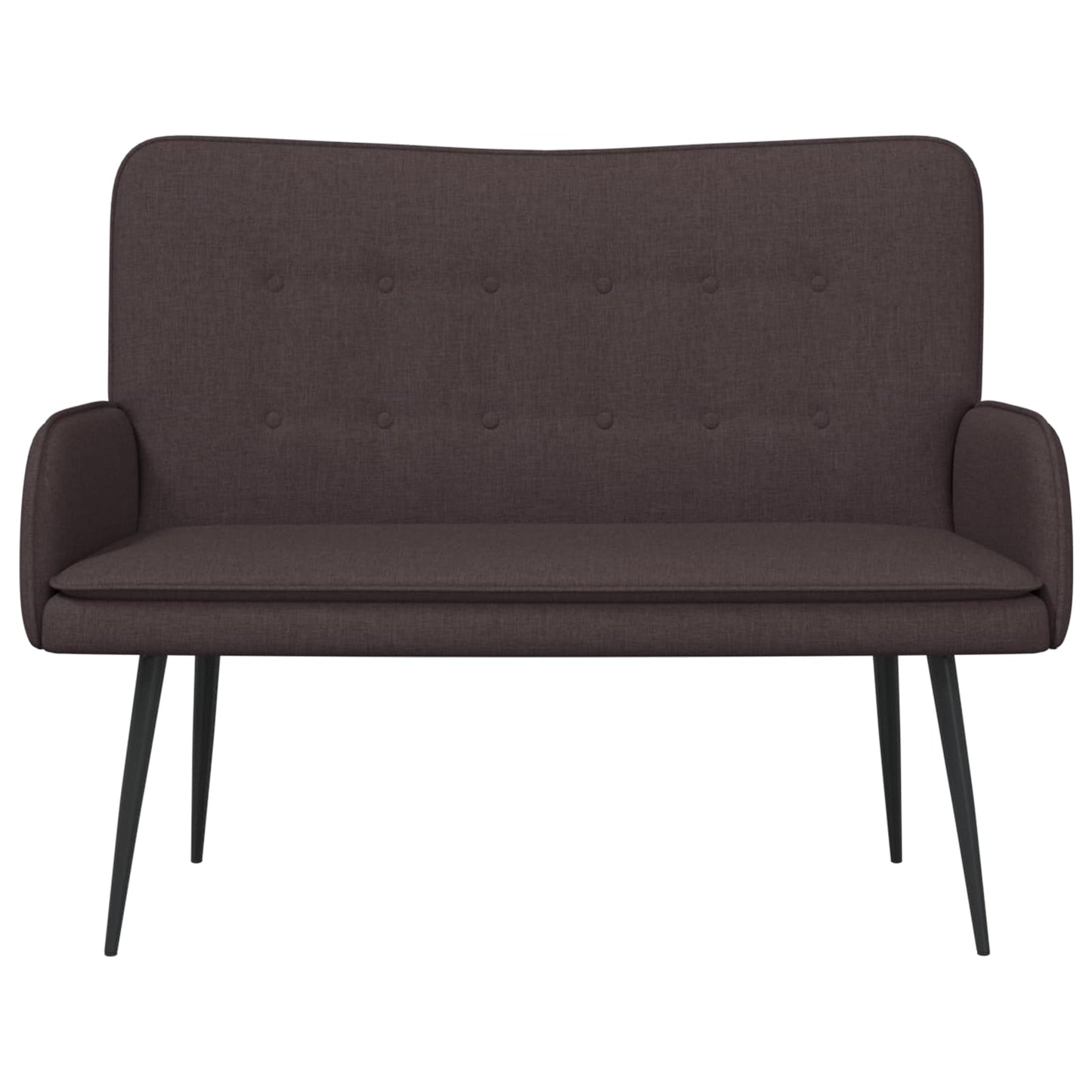 2-Zits Sofa Donkerbruin 115 x 61 x 87 cm Stof