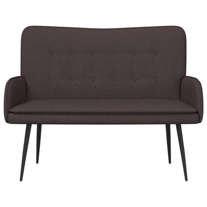 2-Zits Sofa Donkerbruin 115 x 61 x 87 cm Stof