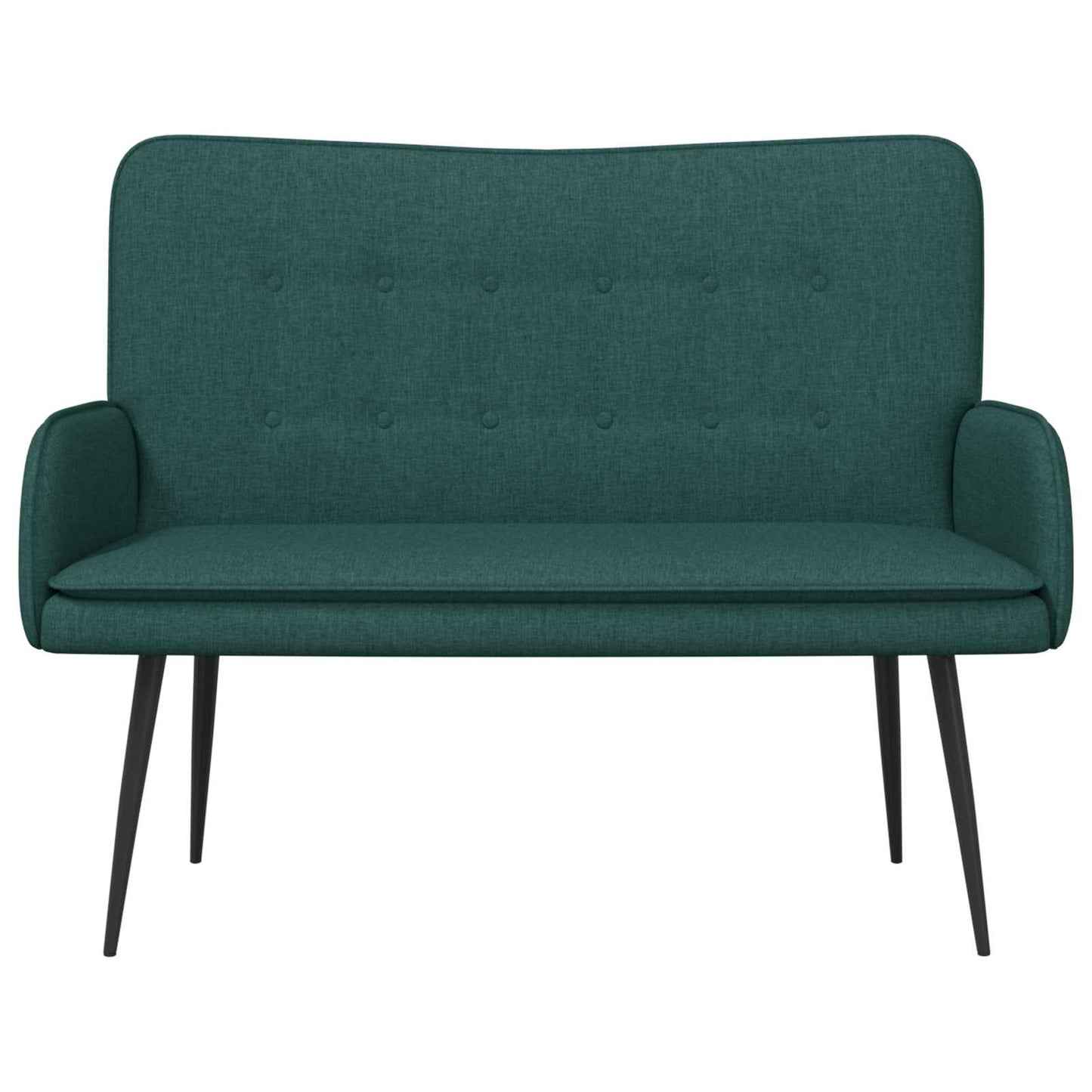 2-Zits Sofa Donkergroen 115 x 61 x 87 cm Stof