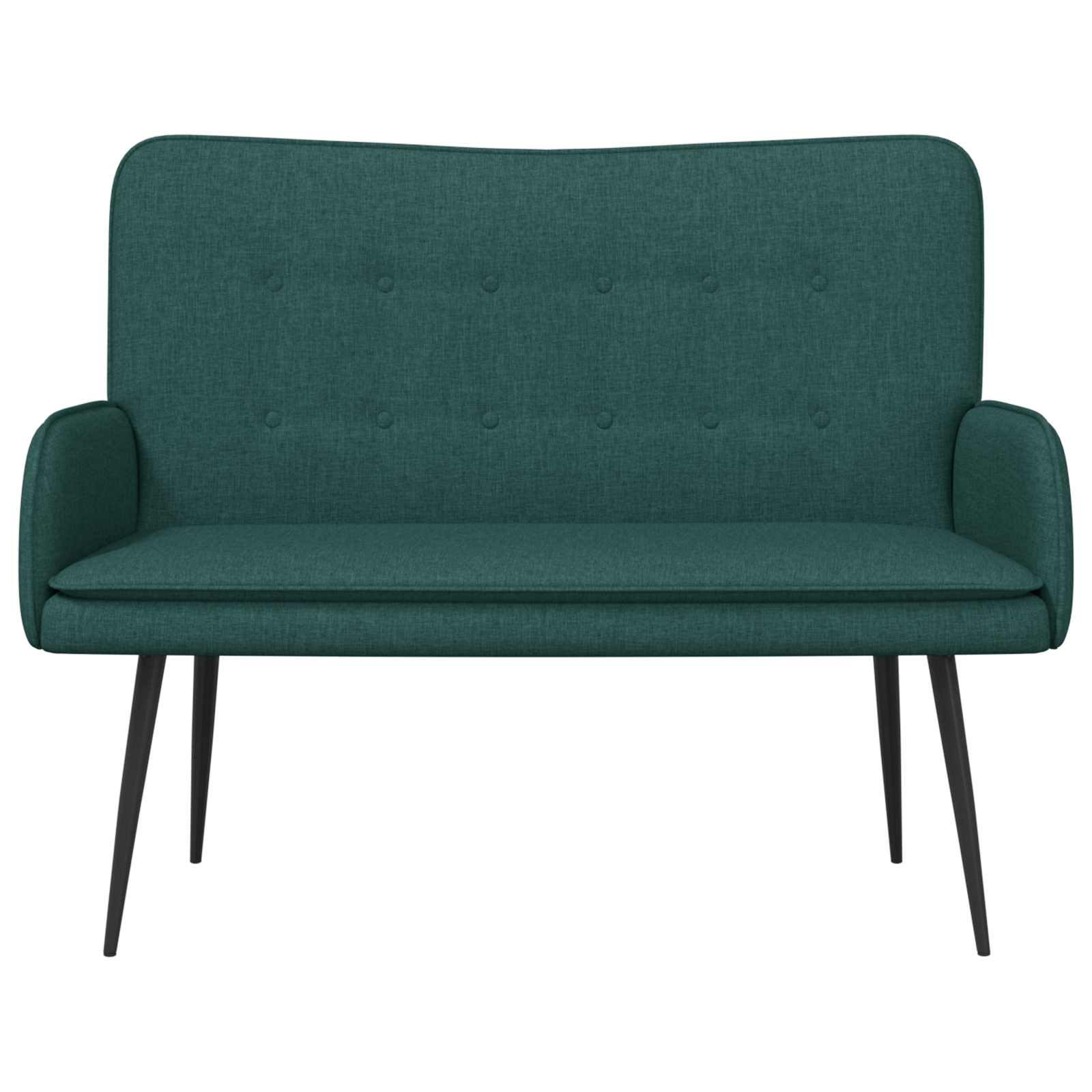 2-Zits Sofa Donkergroen 115 x 61 x 87 cm Stof
