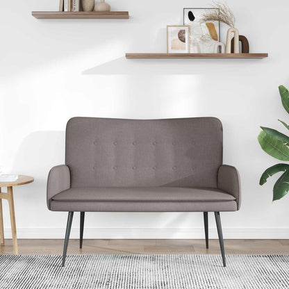 2-Zits Sofa Taupe 115 x 61 x 87 cm Stof