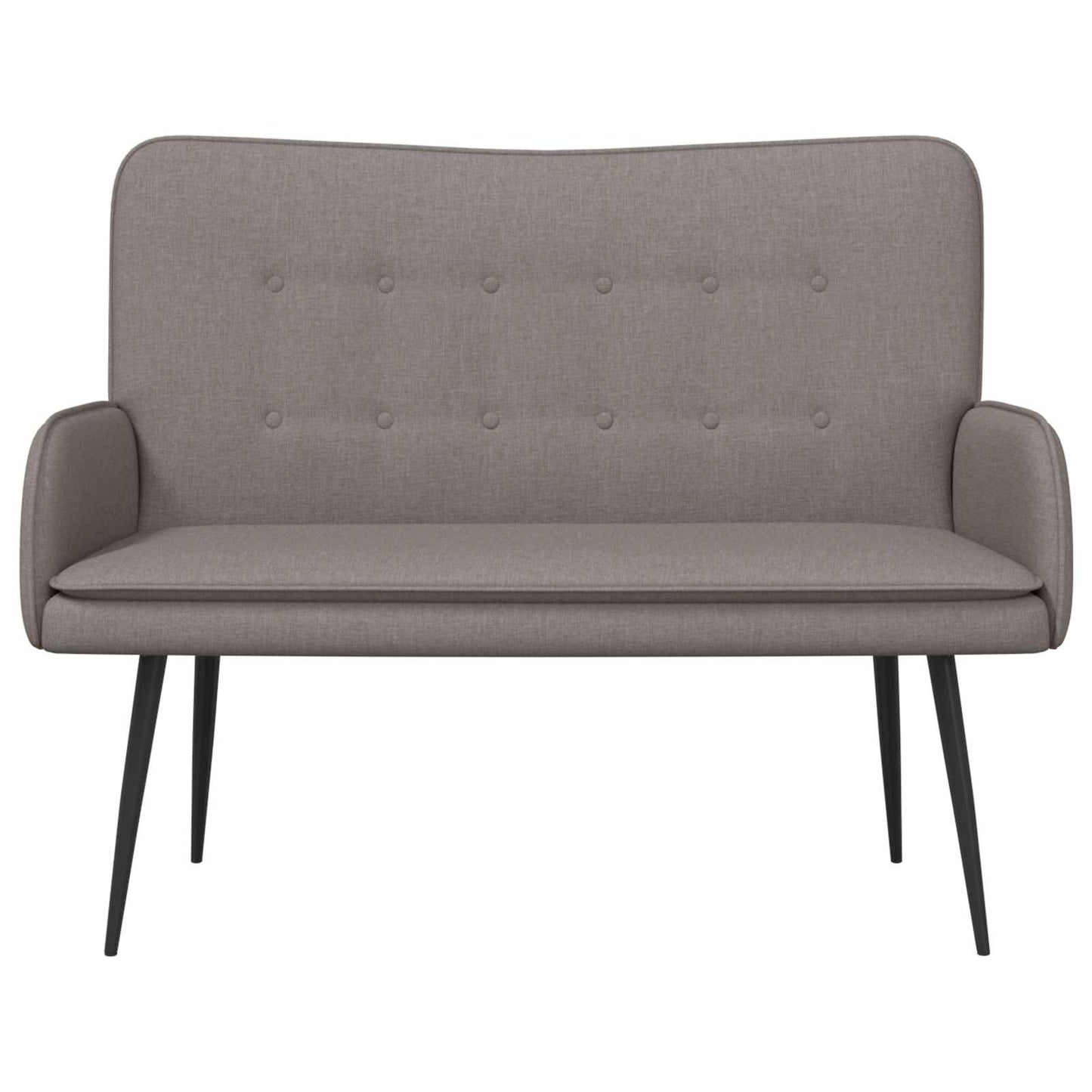 2-Zits Sofa Taupe 115 x 61 x 87 cm Stof